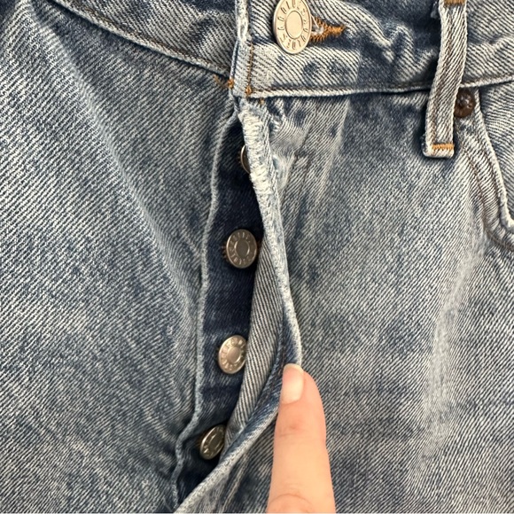 Agolde Parker Denim Cutoff‎ Women Shorts Ladies size 31 Organic cotton - Picture 2 of 9